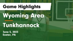 Wyoming Area  vs Tunkhannock  Game Highlights - June 5, 2023