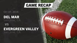 Recap: Del Mar  vs. Evergreen Valley  2016