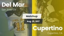 Matchup: Del Mar  vs. Cupertino  2017