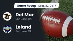 Recap: Del Mar  vs. Leland  2017
