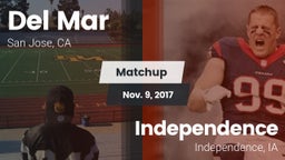 Matchup: Del Mar  vs. Independence  2017