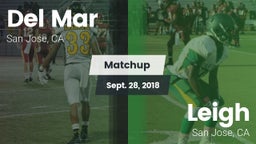 Matchup: Del Mar  vs. Leigh  2018
