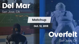 Matchup: Del Mar  vs. Overfelt  2018