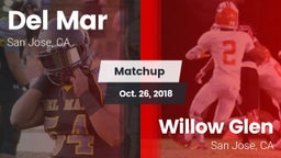 Matchup: Del Mar  vs. Willow Glen  2018