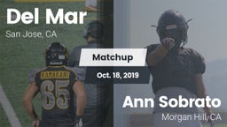 Matchup: Del Mar  vs. Ann Sobrato  2019