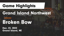 Grand Island Northwest  vs Broken Bow  Game Highlights - Dec. 22, 2023
