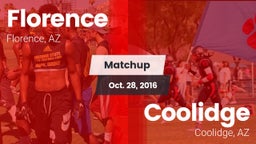 Matchup: Florence  vs. Coolidge  2016