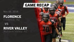 Recap: Florence  vs. River Valley  2016