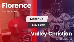 Matchup: Florence  vs. Valley Christian  2017