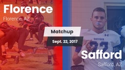 Matchup: Florence  vs. Safford  2017
