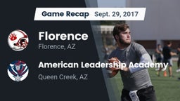 Recap: Florence  vs. American Leadership Academy 2017