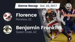 Recap: Florence  vs. Benjamin Franklin  2017