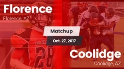 Matchup: Florence  vs. Coolidge  2017