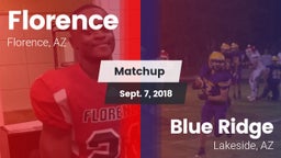 Matchup: Florence  vs. Blue Ridge  2018