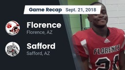 Recap: Florence  vs. Safford  2018