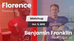 Matchup: Florence  vs. Benjamin Franklin  2018