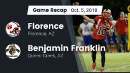 Recap: Florence  vs. Benjamin Franklin  2018