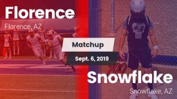 Matchup: Florence  vs. Snowflake  2019