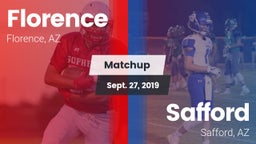 Matchup: Florence  vs. Safford  2019