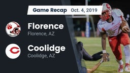 Recap: Florence  vs. Coolidge  2019