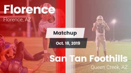 Matchup: Florence  vs. San Tan Foothills  2019