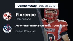 Recap: Florence  vs. American Leadership Academy - Queen Creek 2019