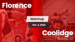 Matchup: Florence  vs. Coolidge  2020