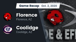 Recap: Florence  vs. Coolidge  2020