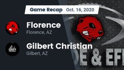 Recap: Florence  vs. Gilbert Christian  2020