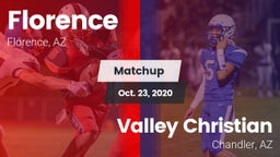 Matchup: Florence  vs. Valley Christian  2020
