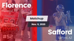 Matchup: Florence  vs. Safford  2020