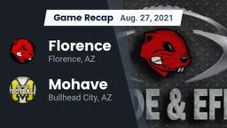 Recap: Florence  vs. Mohave  2021