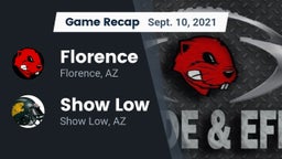 Recap: Florence  vs. Show Low  2021