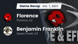 Recap: Florence  vs. Benjamin Franklin  2021