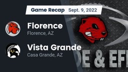 Recap: Florence  vs. Vista Grande  2022