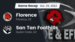 Recap: Florence  vs. San Tan Foothills  2022