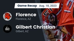 Recap: Florence  vs. Gilbert Christian  2023