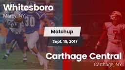 Matchup: Whitesboro High vs. Carthage Central  2017