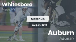 Matchup: Whitesboro High vs. Auburn  2018