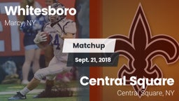 Matchup: Whitesboro High vs. Central Square  2018