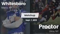Matchup: Whitesboro High vs. Proctor  2019