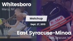 Matchup: Whitesboro High vs. East Syracuse-Minoa  2019