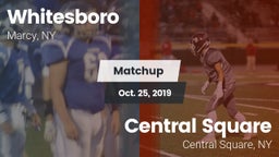Matchup: Whitesboro High vs. Central Square  2019