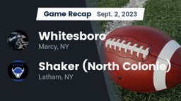 Recap: Whitesboro  vs. Shaker  (North Colonie) 2023