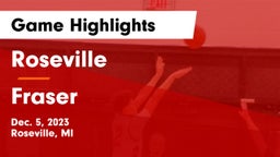 Roseville  vs Fraser  Game Highlights - Dec. 5, 2023