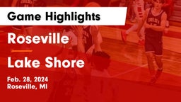 Roseville  vs Lake Shore  Game Highlights - Feb. 28, 2024