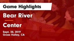Bear River  vs Center Game Highlights - Sept. 30, 2019