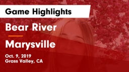 Bear River  vs Marysville  Game Highlights - Oct. 9, 2019