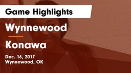 Wynnewood  vs Konawa Game Highlights - Dec. 16, 2017