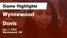 Wynnewood  vs Davis  Game Highlights - Dec. 7, 2018